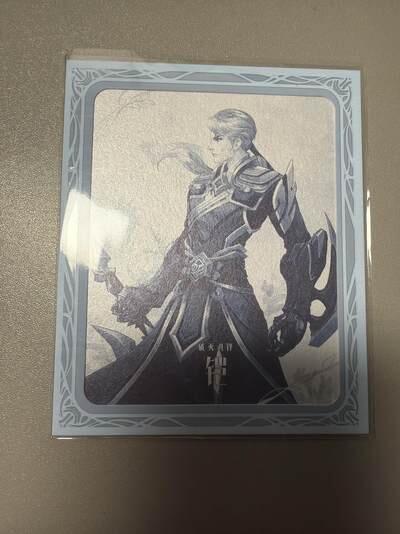 麦趣喜首场(2月7号周六晚上21点截拍，欢迎竞拍)  不凡玩品X王者荣耀 相卡 背面有防伪标 浮雕银闪工艺