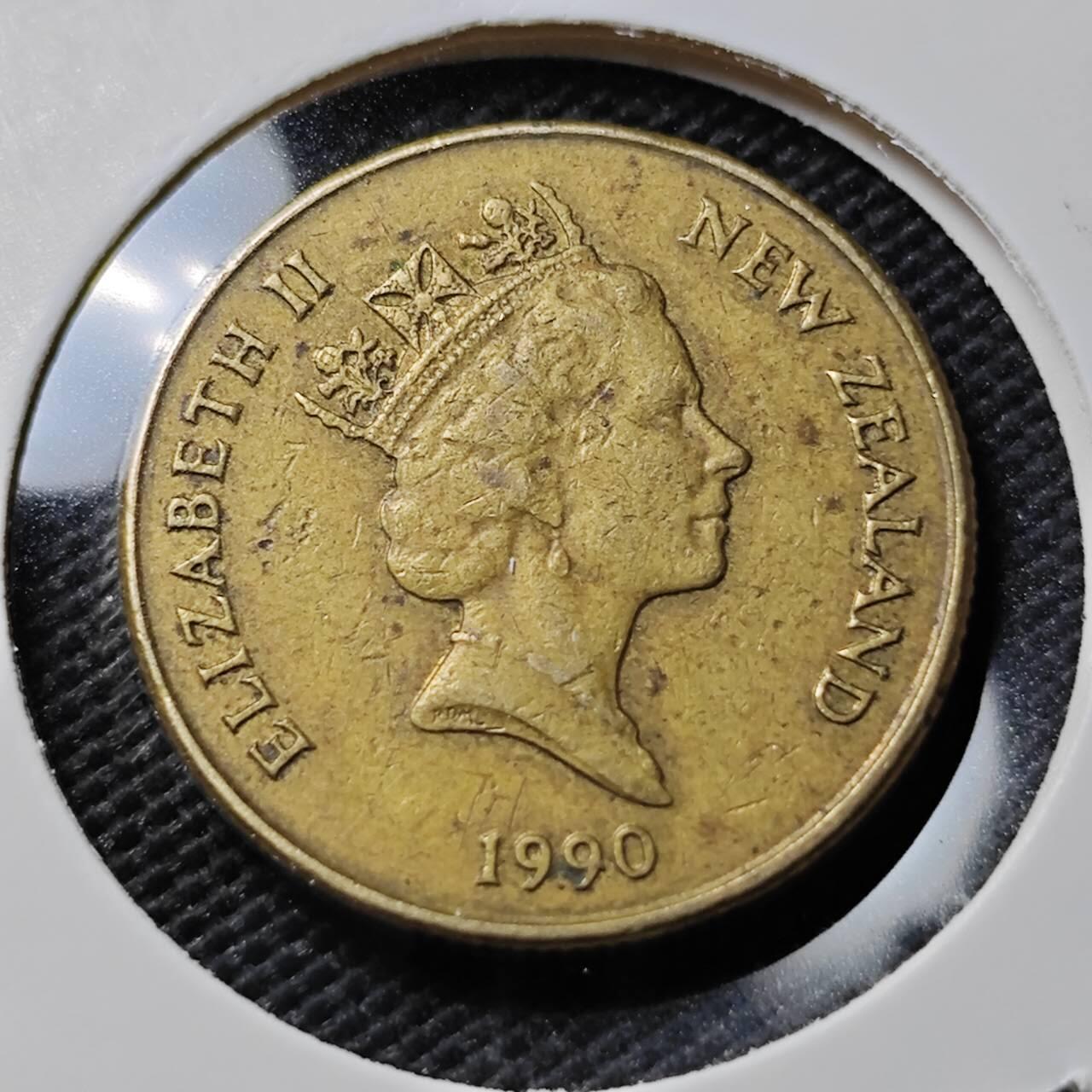 KK钱币收藏小铺  第393期  2月预留时间 周末发货  新西兰1元