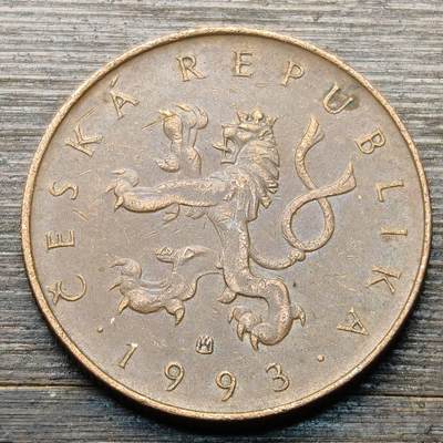 【铜匠收藏】★第147★散币专场 不寄存，30包邮。不满30元，支付5元运费。《接受代拍 代送NGC评级》 62【无寄存】捷克 1993年 10克朗 铜币