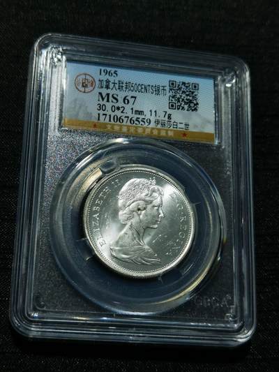 天下钱庄专场欢迎参拍 - 加拿大伊丽莎白半圆银币