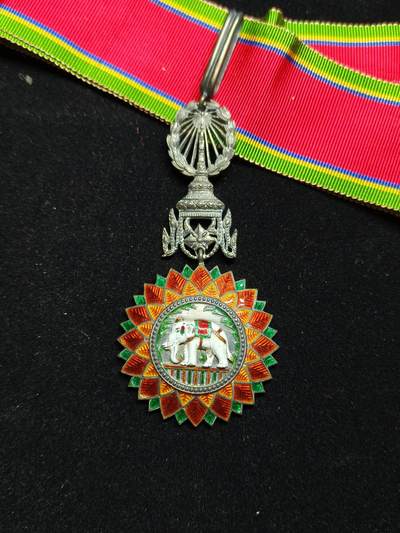2026新年第一场  - 英国伦敦代工暹罗王国时期指挥官级白象勋章 早期勋章严格限制人数 非常罕见 距今一百多年珐琅保存较好