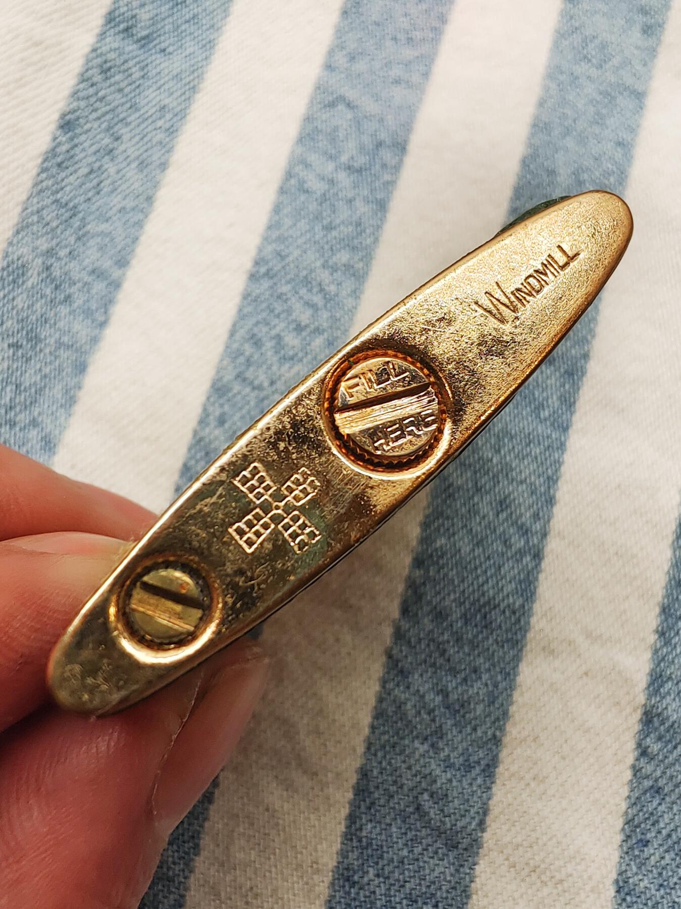 70年代日本brother风车windmill浪琴牛皮磕头煤油打火机烟盒礼盒套装 古董火机