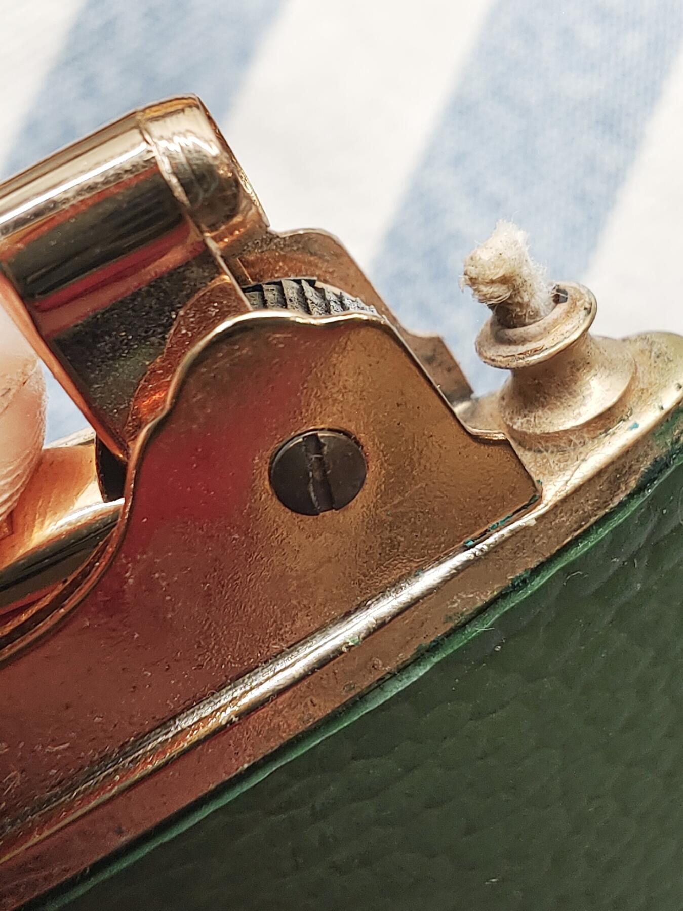 70年代日本brother风车windmill浪琴牛皮磕头煤油打火机烟盒礼盒套装 古董火机