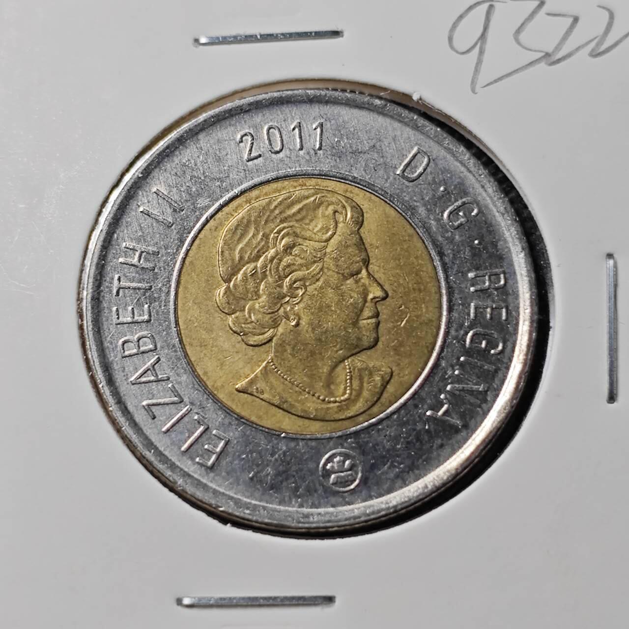 KK钱币收藏小铺  第393期  2月预留时间 周末发货  加拿大2元