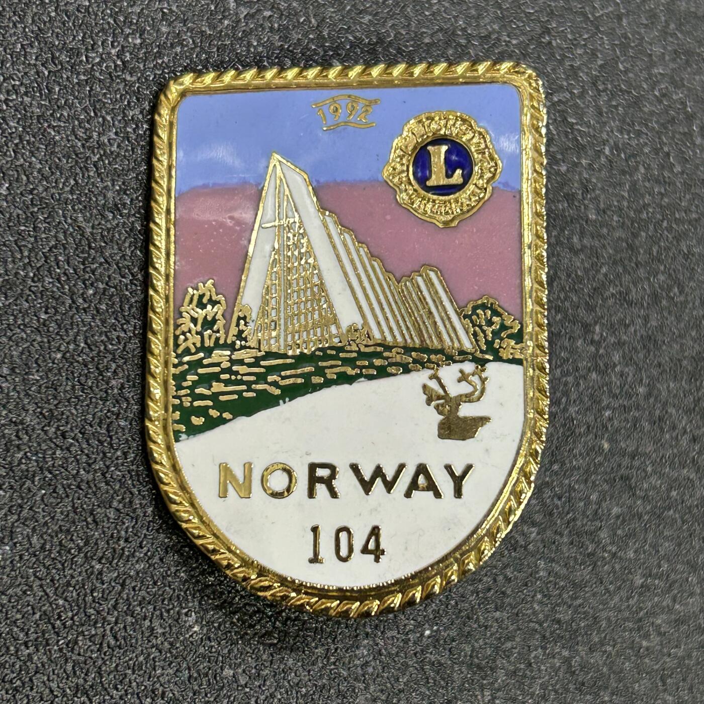 西秦中古拍卖第七十五期 1992年国际狮子会纪念章 大型