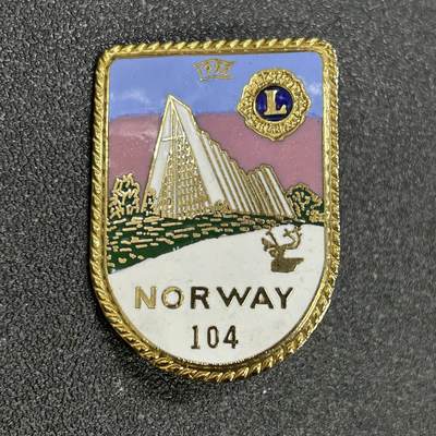 西秦中古拍卖第七十五期 - 1992年国际狮子会纪念章 大型