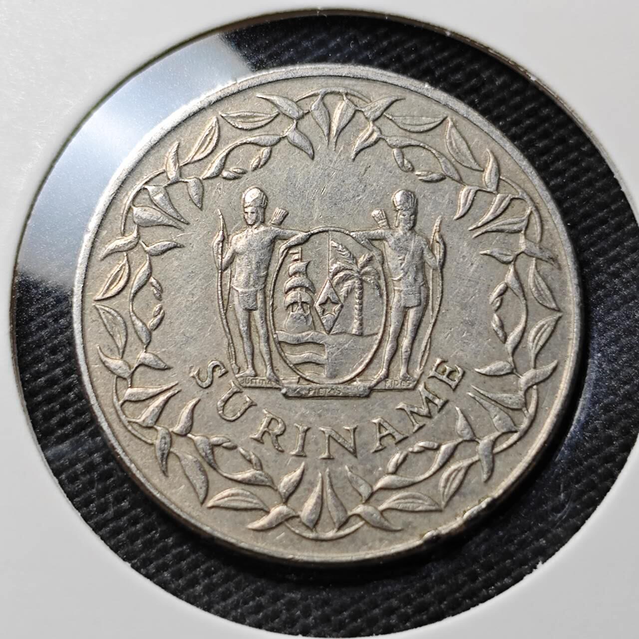 KK钱币收藏小铺  第393期  2月预留时间 周末发货  1989苏里南250分