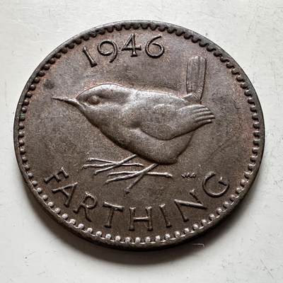 🌹外币初藏🌹🐯2026年第17场 快递将在12号停运 年前需发货的抓紧 ，年后正月十五恢复发货 - 英国1946年一法新