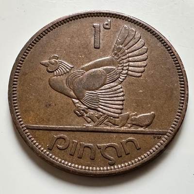 🌹外币初藏🌹🐯2026年第17场 快递将在12号停运 年前需发货的抓紧 ，年后正月十五恢复发货 - 爱尔兰1965年一便士