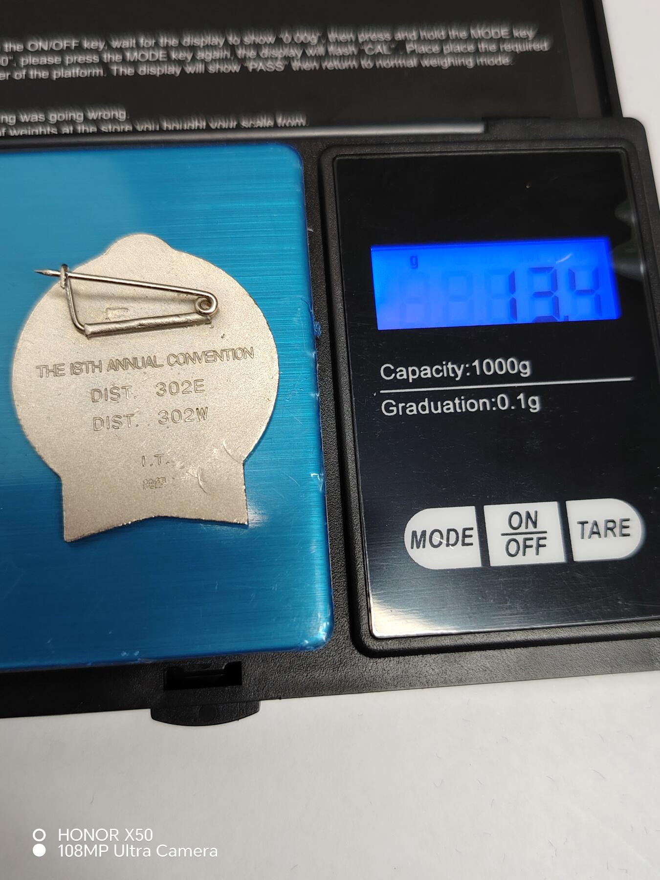 城南花开💐💐💐86场（节后发货） 纯银小徽章，重量如图