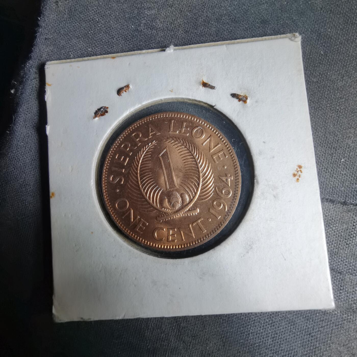 沼泽如烟--第987场 塞拉利昂1964年一分