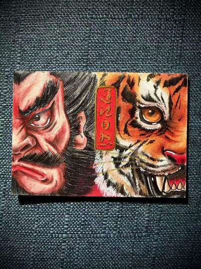 天玑星卡拍第170期《2.9周一截拍》持续收拍收评中 满赠卡需备注 - 【手绘卡】居子 道法自然 钟馗 猛虎 手绘卡