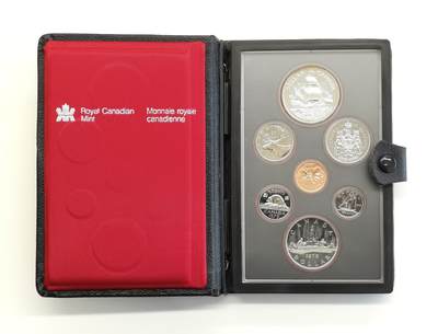 博洋堂“心向春光”2月精品大拍专场暨第160期（全场包邮） - 加拿大1979年7枚精制套币，原盒装