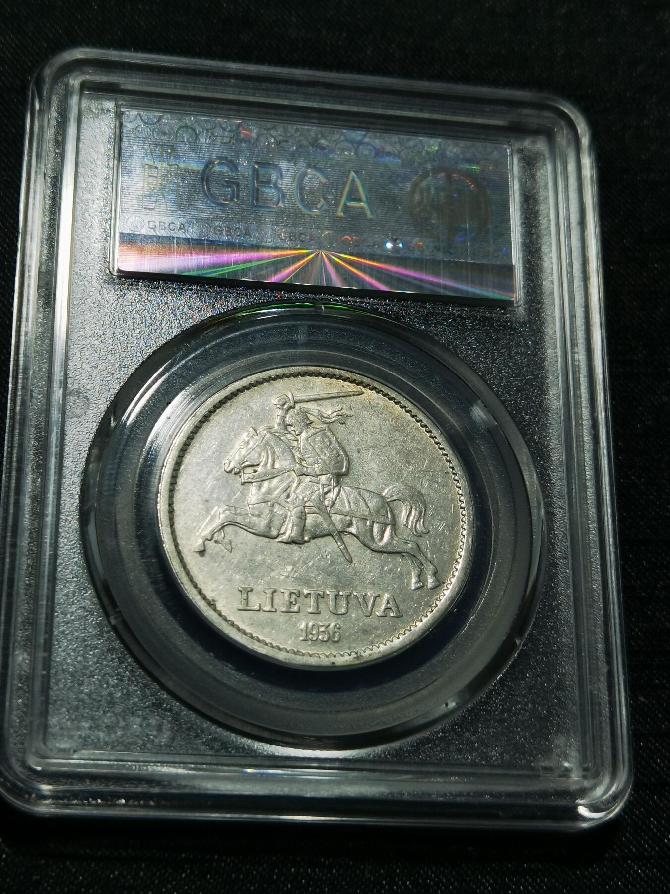 天下钱庄专场欢迎参拍 立陶宛10立特银币