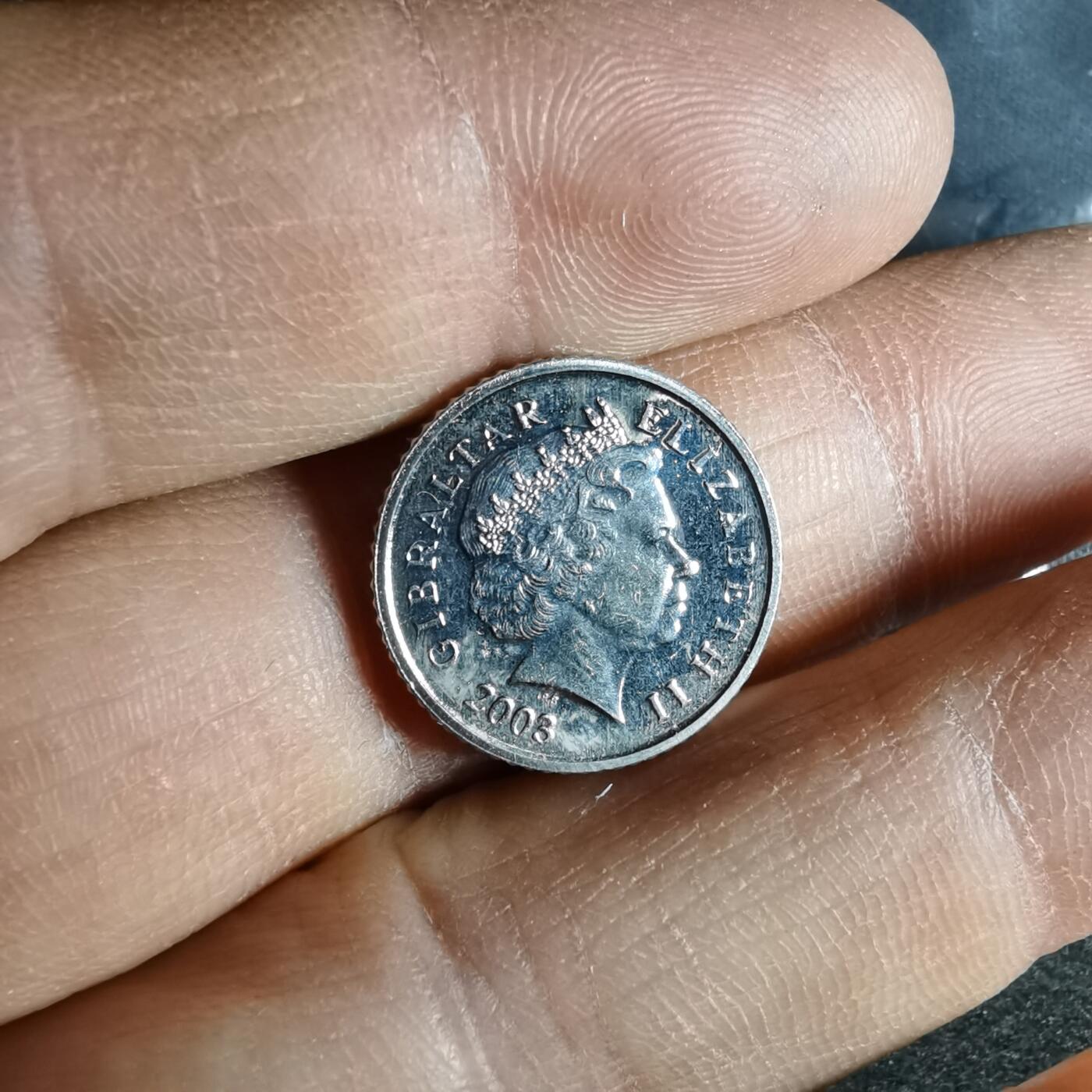 沼泽如烟--第987场 直布罗陀2003年5便士