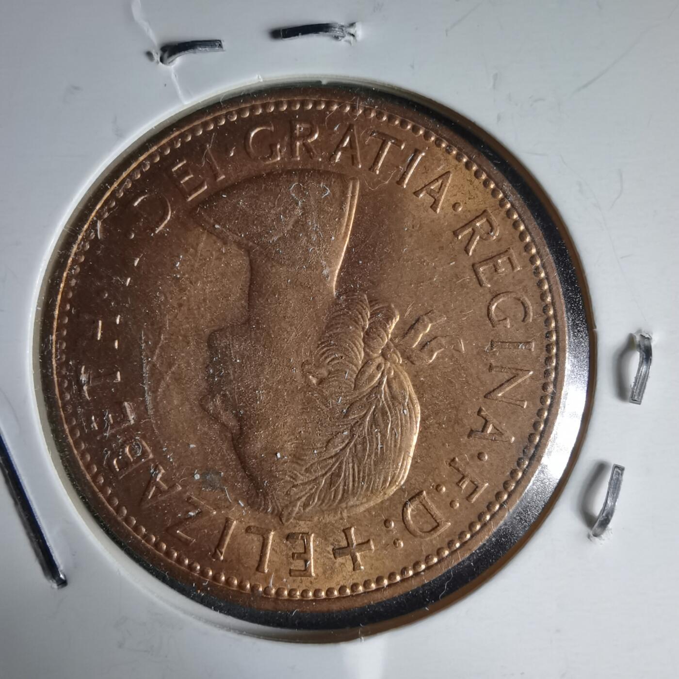 沼泽如烟--第987场 英国1967年1便士