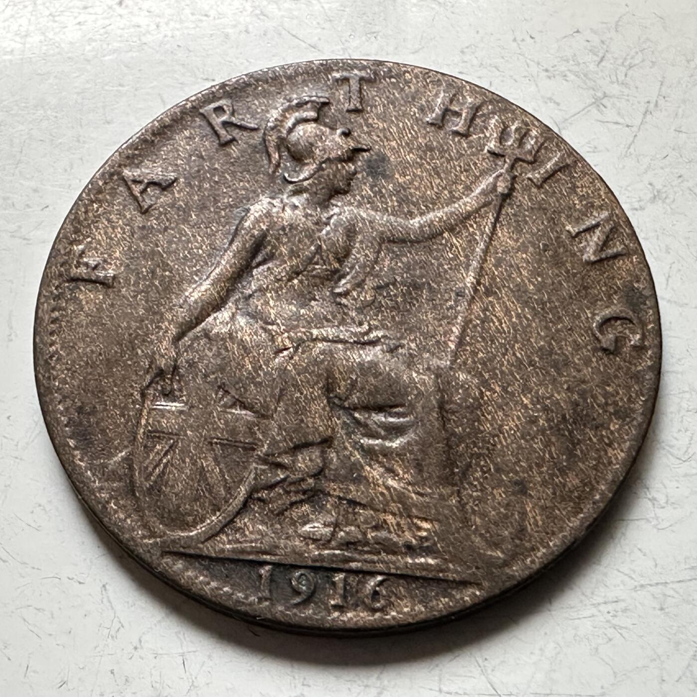 🌹外币初藏🌹🐯2026年第17场 快递将在12号停运 年前需发货的抓紧 ，年后正月十五恢复发货 英国1916年一法新