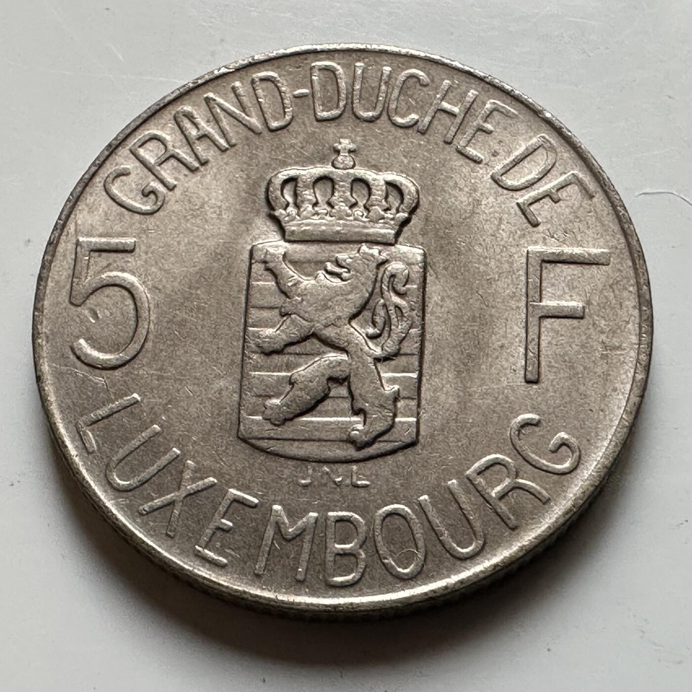 🌹外币初藏🌹🐯2026年第17场 快递将在12号停运 年前需发货的抓紧 ，年后正月十五恢复发货 卢森堡1962年5法郎