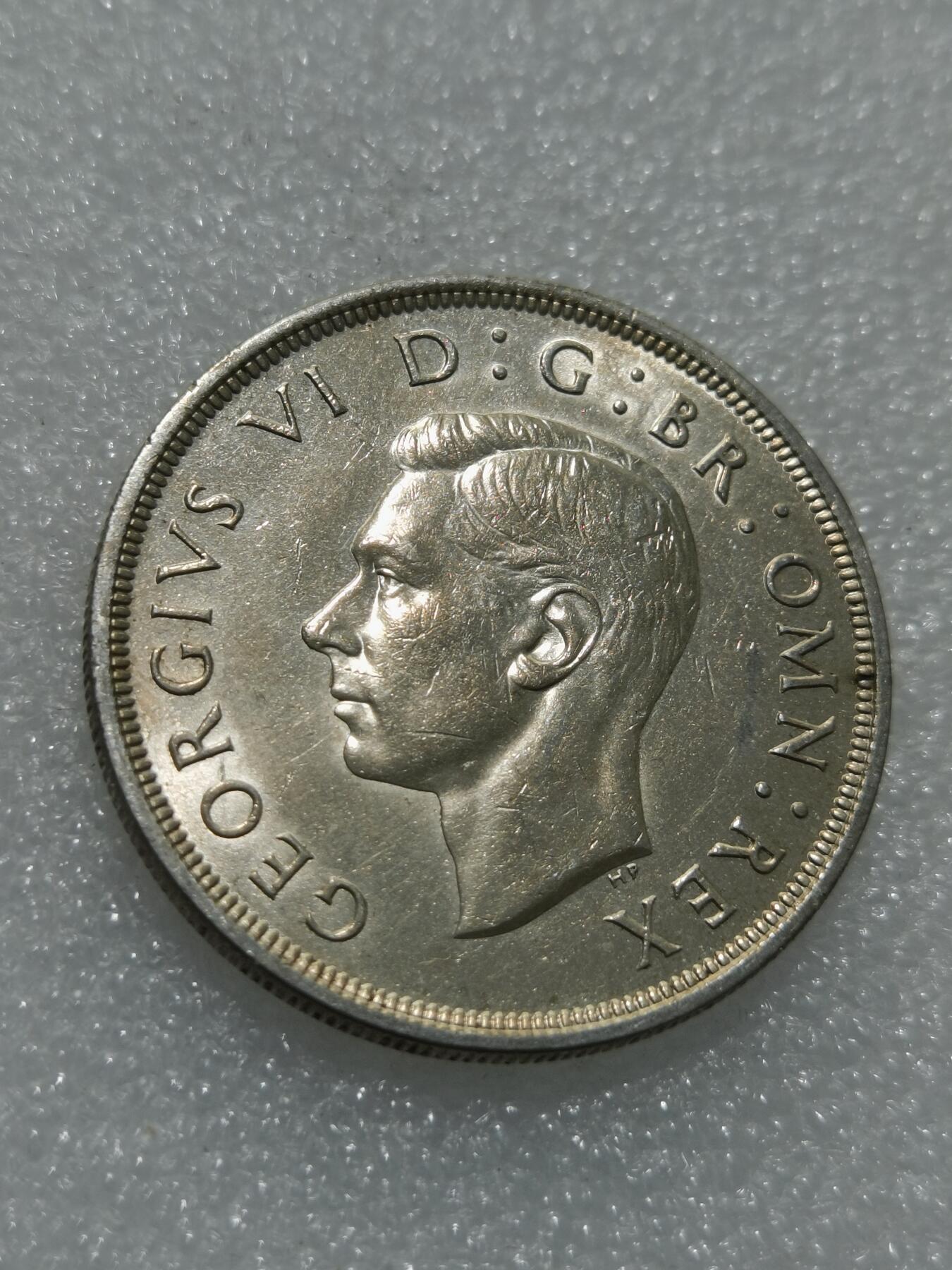 天下钱庄专场欢迎参拍 英国乔治六世登基克朗银币