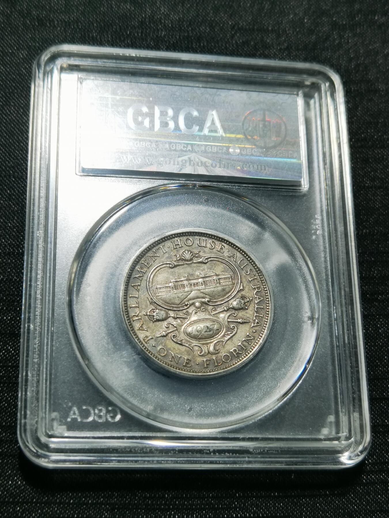 天下钱庄专场欢迎参拍 澳大利亚国会建成1弗罗林银币