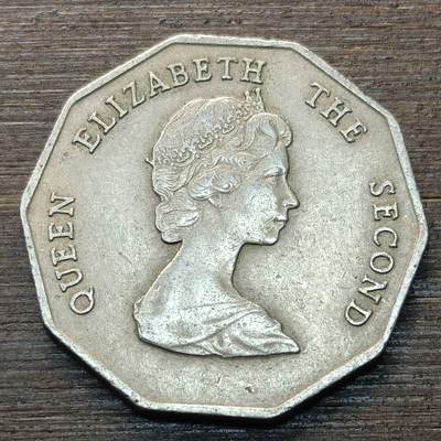 【铜匠收藏】★第147★散币专场 不寄存，30包邮。不满30元，支付5元运费。《接受代拍 代送NGC评级》 40【无寄存】东加勒比 1989年 1元 十边型