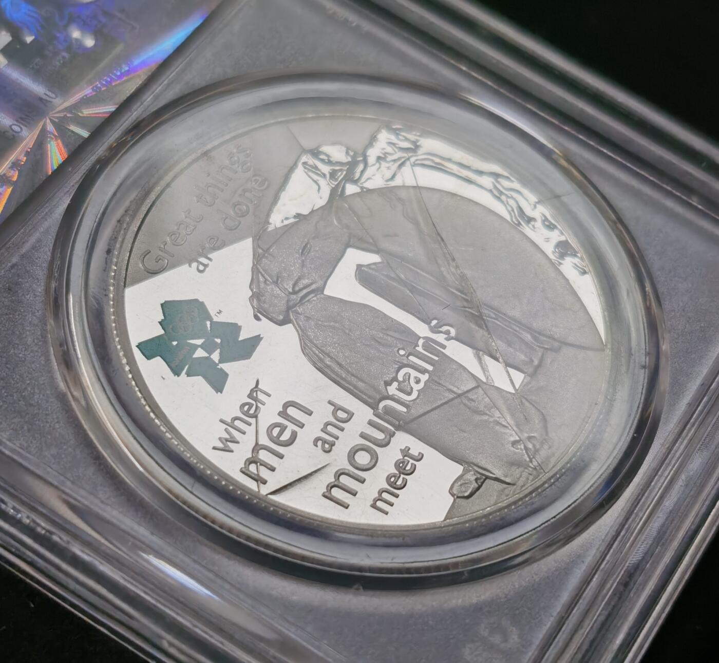 甄臻铺-世界币章拍卖（第49期）精品场拍品征集中，送拍享返佣金等优惠多多 公博-PF69 2009年英国5镑，伦敦奥运会巨石阵纪念银币