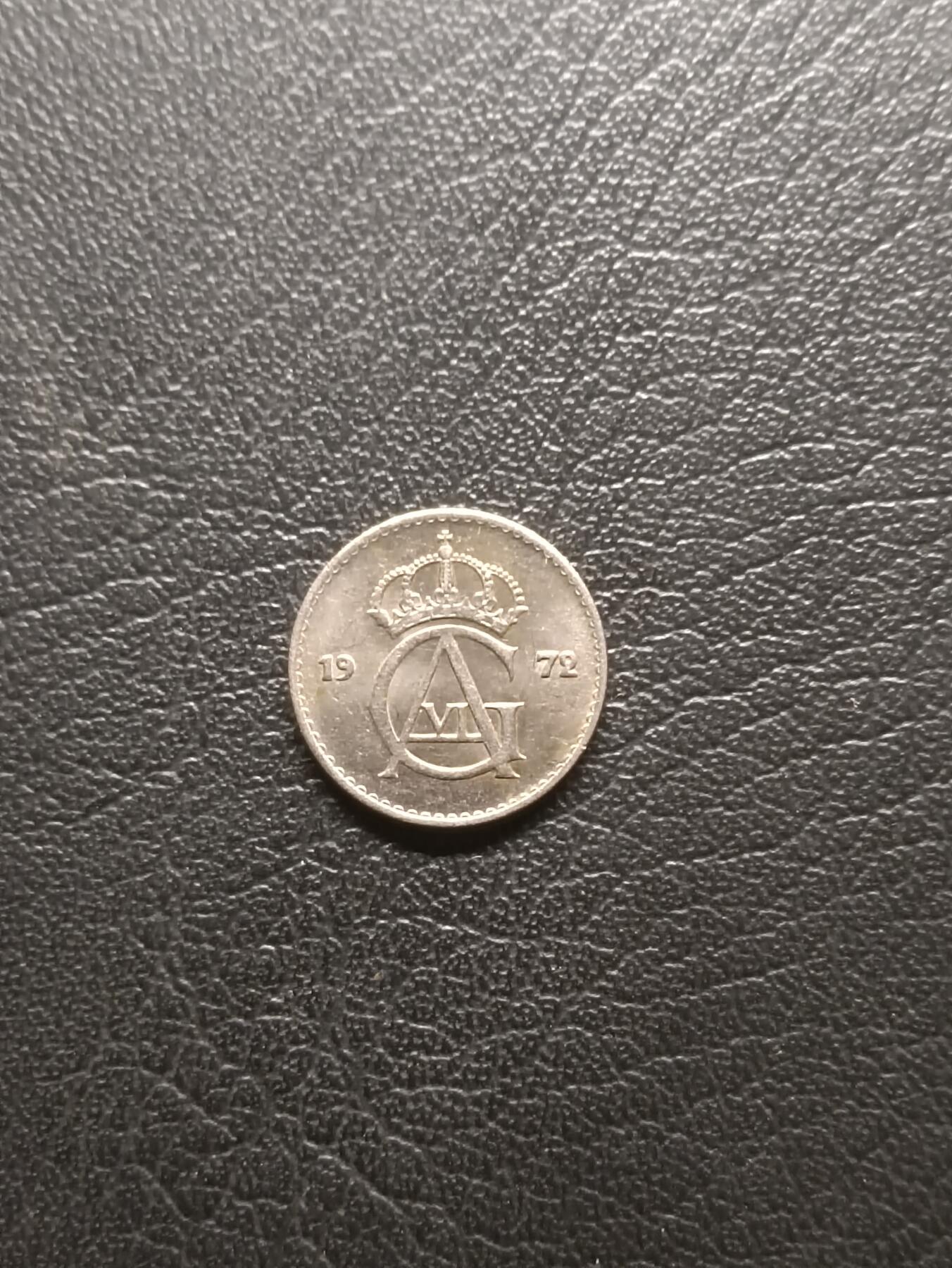 荟藏特别场次第一期——“社长的钢镚堆” 瑞典1972年10欧尔 古斯塔夫六世 白铜制