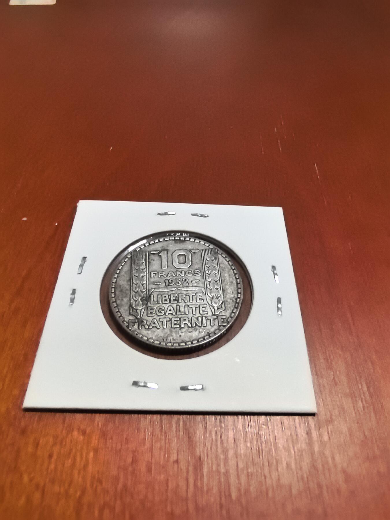 长老汇蛇年精选第九十八场拍卖 1932法国谷物女神10法郎银币，10克680银