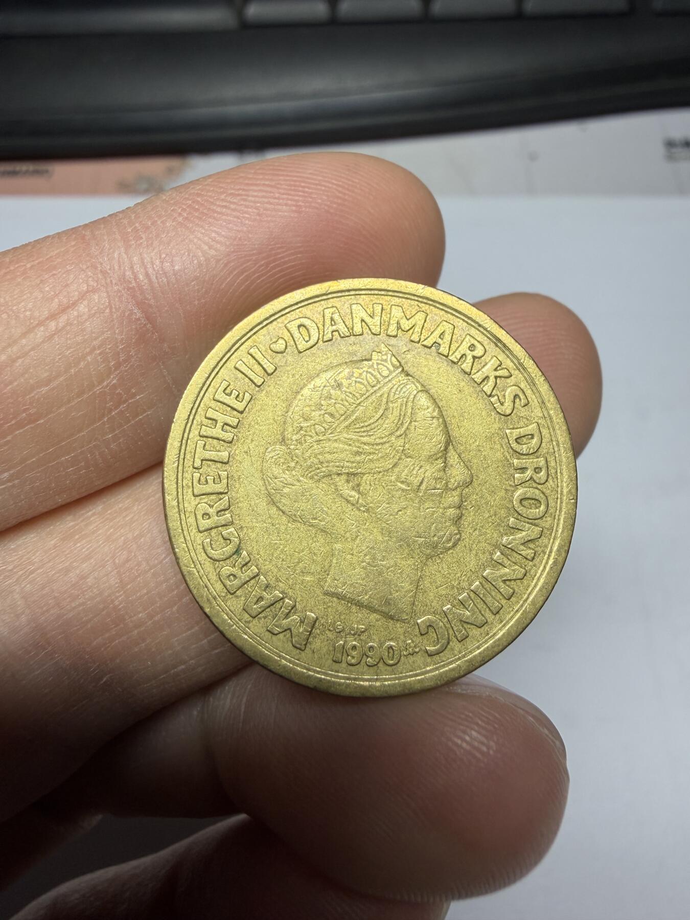 2025年集古藏今外币拍卖第二期-第5场—（总第305拍），可以寄存60天，满160元包邮。 1990年丹麦20克朗