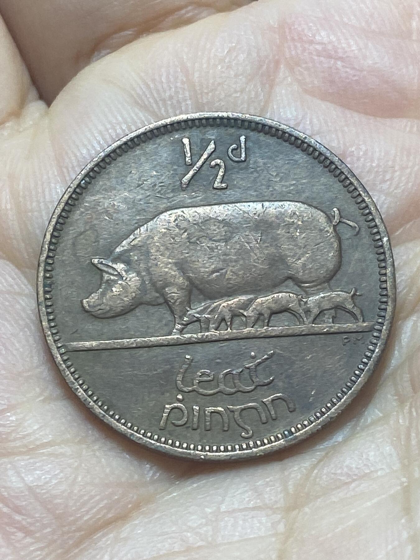 2026年第二十场(总第一百八十九场）外国好品散币场(免佣金) 爱尔兰🇮🇪1942年1/2便士(共和国时期第一套)