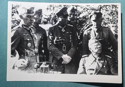 盛世勋华——号角文化勋章邮票专场拍卖第304期 - 德国（1939）骑士十字勋章获得者和将官照片 佩戴骑士十字勋章/德意志十字勋章等