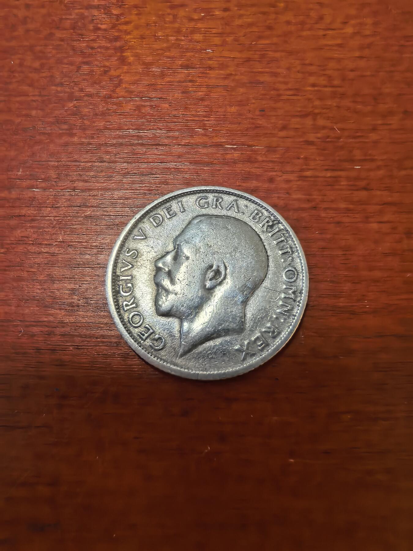 长老汇蛇年精选第九十八场拍卖 1914英国乔治五世1先令银币，5.66克925银，克书110美金