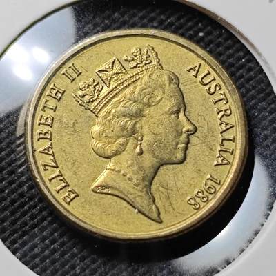 KK钱币收藏小铺  第394期  2月预留时间 周末发货 - 1988澳大利亚土著人2元 