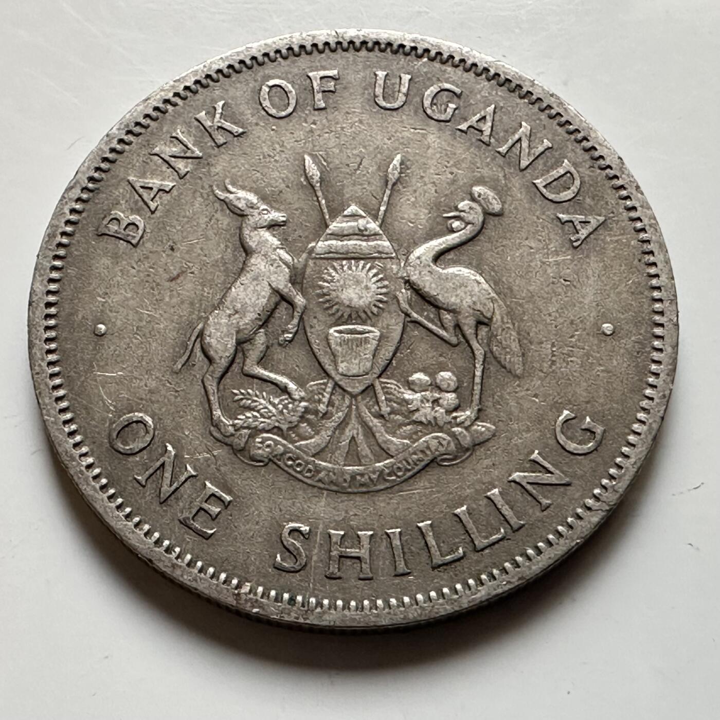 🌹外币初藏🌹🐯2026年第17场 快递将在12号停运 年前需发货的抓紧 ，年后正月十五恢复发货 乌干达1966年一先令