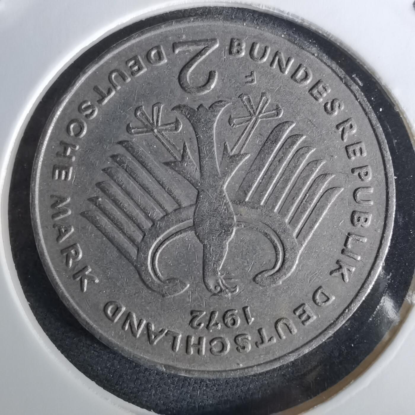 沼泽如烟--第989场 德国1972年2马克