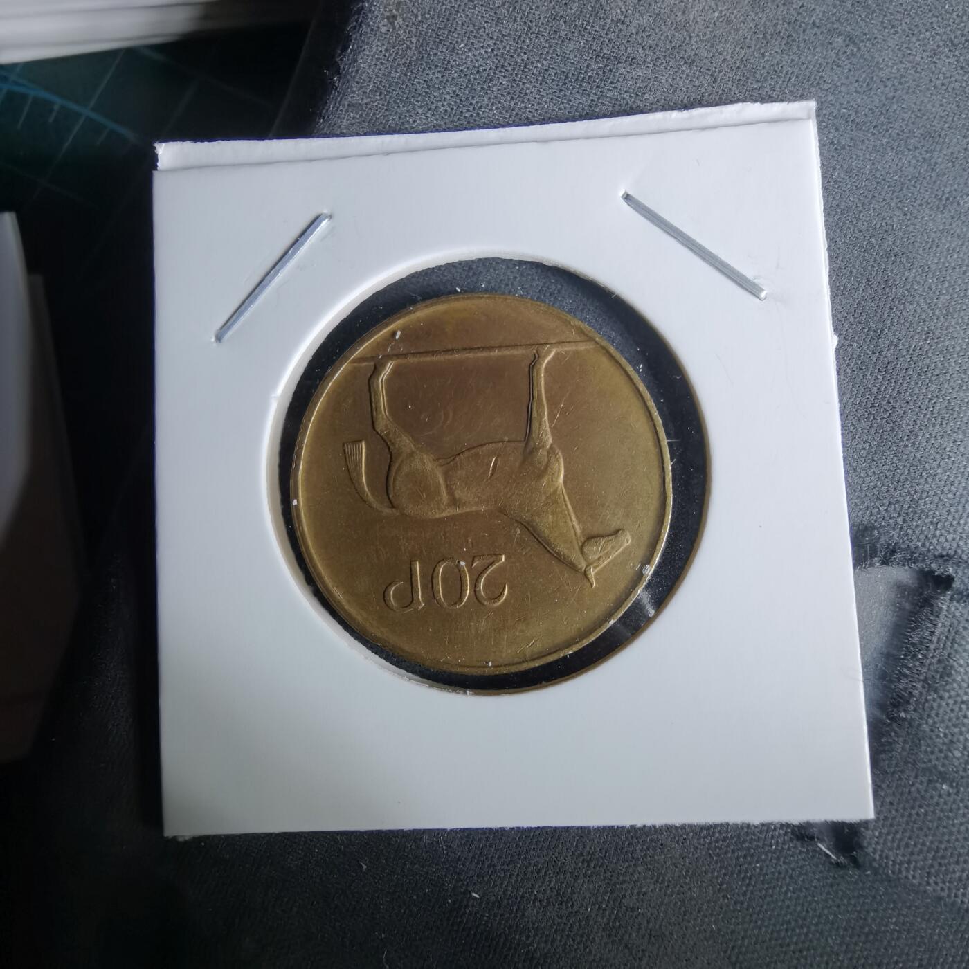 沼泽如烟--第989场 爱尔兰1986年20便士