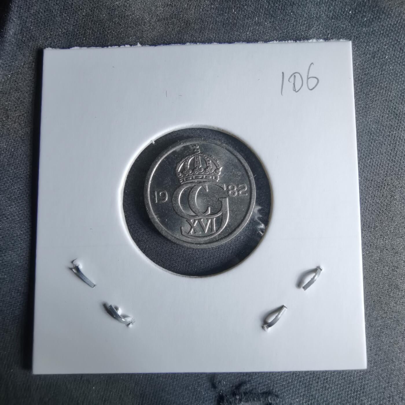 沼泽如烟--第989场 瑞典1982年25欧尔