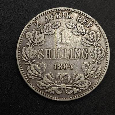 【淘币小摊】实时拍第八百六十七拍   小银币散币场    年前最后一周之前预留8号9号全部发出请更换最新收货地址不方便收货的请勿参拍或者顺丰到付 - 南非德兰士瓦1894年1先令银币