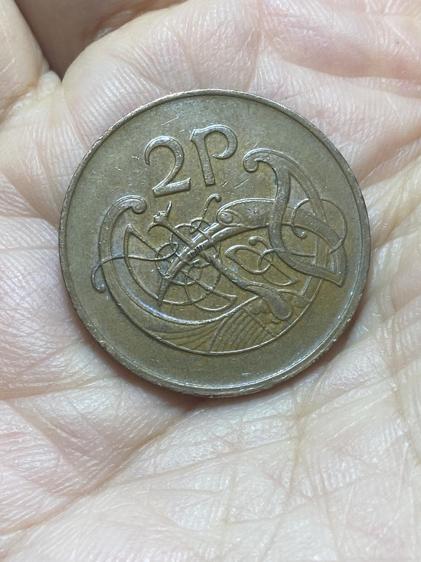 2026年第二十场(总第一百八十九场）外国好品散币场(免佣金) 爱尔兰🇮🇪1980年2便士(共和国时期第二套第一版，青铜材质无磁版)