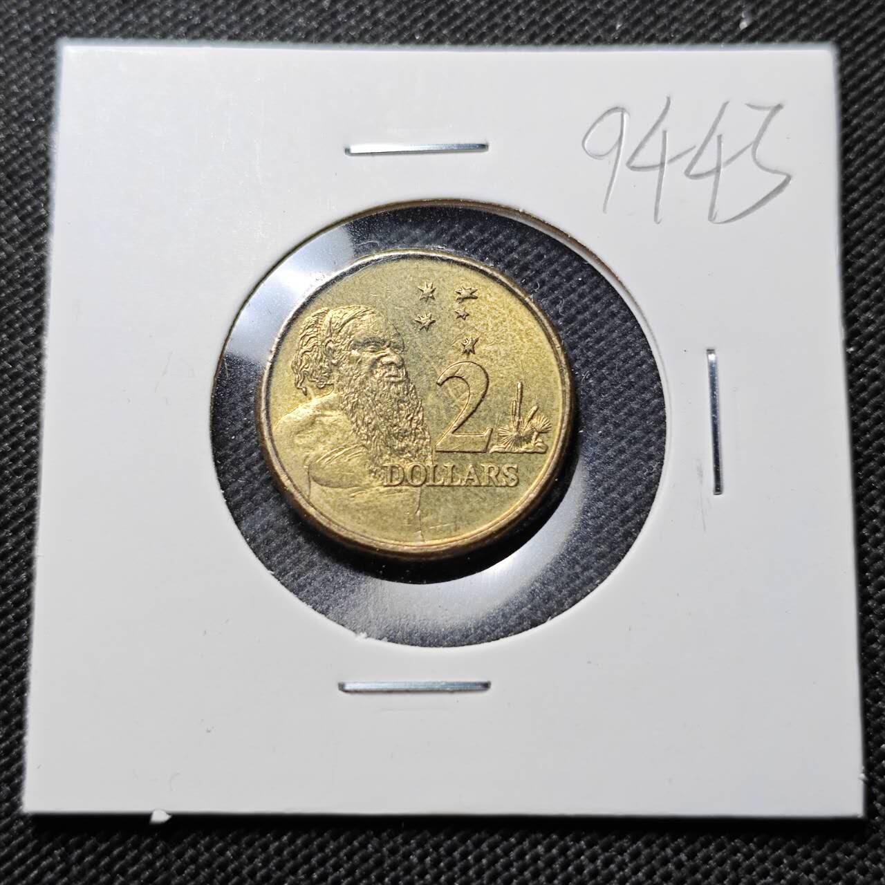 KK钱币收藏小铺  第394期  2月预留时间 周末发货  1995，澳大利亚土著人2元