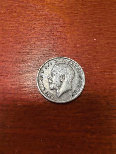 长老汇蛇年精选第九十八场拍卖 - 1920英国乔治五世1先令银币，2.83克925银