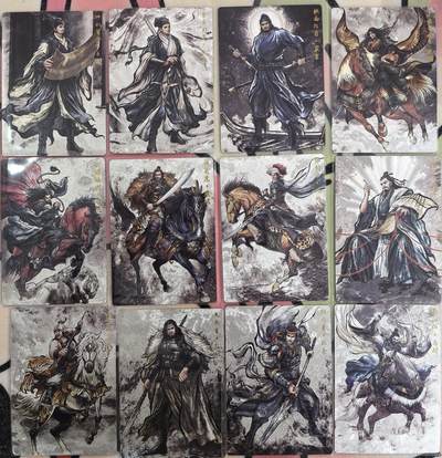 丫丫卡拍-场主生日🎂全场包邮（3月1日22：00截拍） 【粗闪水墨套】张建东水浒第二弹 天罡17+地煞34=51张全套☆图中部分展示