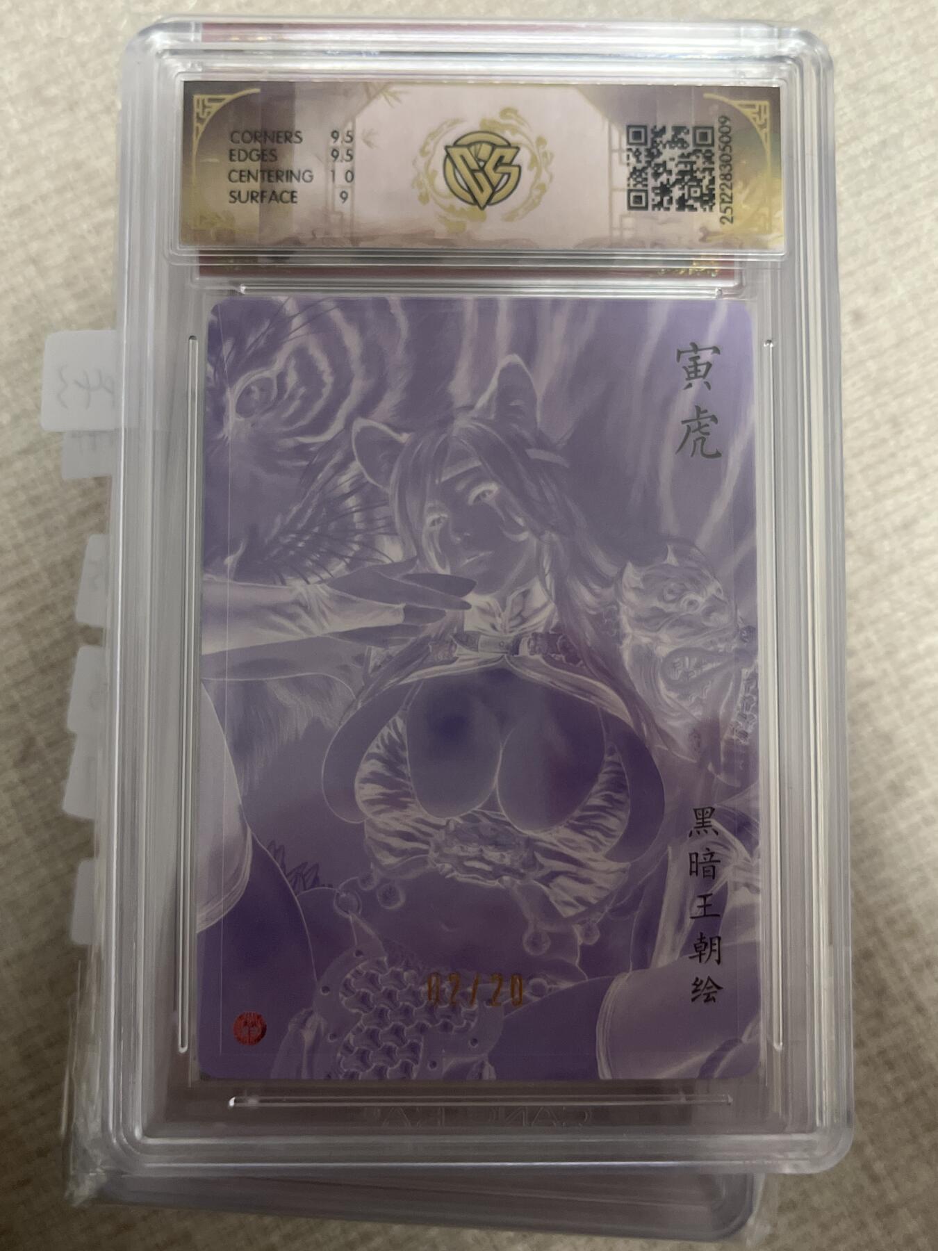 欢迎送拍、零成本上架，释放现金流，合理分配上拍卡品 【亲签2/20折光】黑暗王朝 寅虎 9.5 焱卡文化&兑换卡