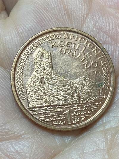 2026年第二十场(总第一百八十九场）外国好品散币场(免佣金) - 英属马恩岛🇮🇲2002年1便士(伊丽莎白二世老年第二套)