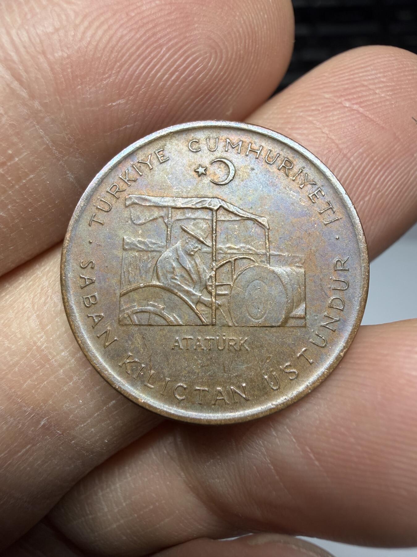 2025年集古藏今外币拍卖第二期-第5场—（总第305拍），可以寄存60天，满160元包邮。 1972年土耳其10库鲁