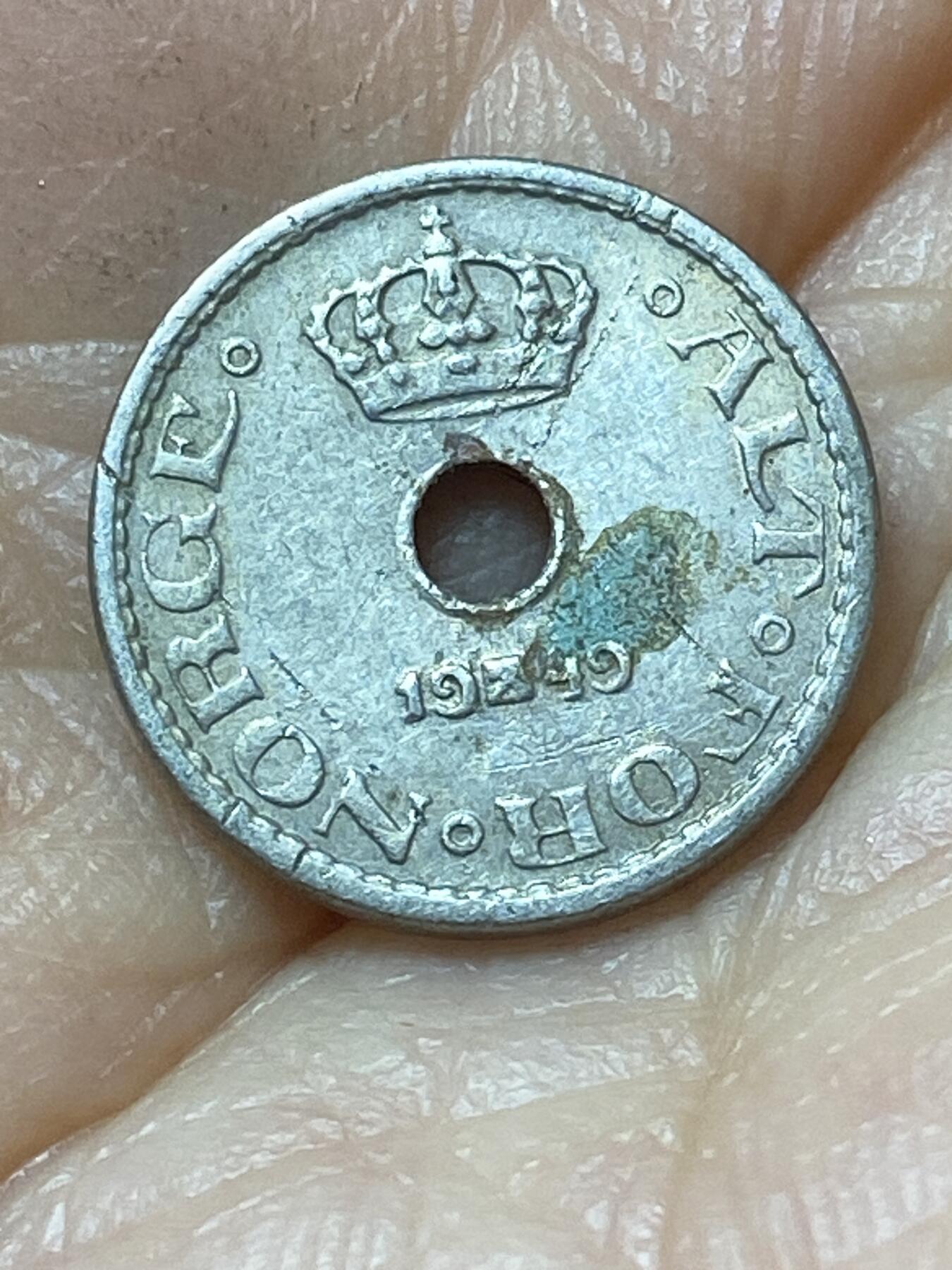 2026年第二十场(总第一百八十九场）外国好品散币场(免佣金) 挪威🇳🇴1949年10欧尔(哈康七世第三版)