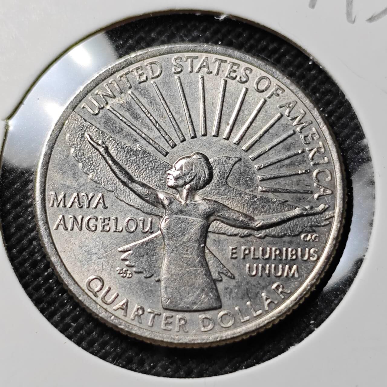 KK钱币收藏小铺  第394期  2月预留时间 周末发货 2022美国25美分纪念币