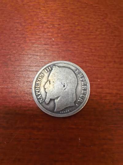 长老汇蛇年精选第九十八场拍卖 -  1866法国拿破仑三世1法郎银币，5克935银