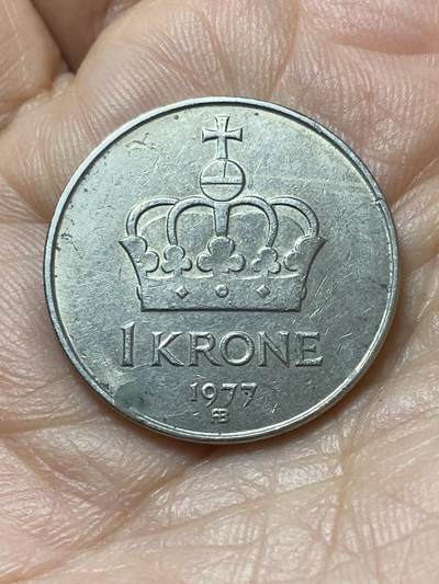 2026年第二十场(总第一百八十九场）外国好品散币场(免佣金) - 挪威🇳🇴1977年1克朗(奥拉夫五世第二套，AB标)