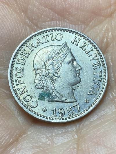 2026年第二十场(总第一百八十九场）外国好品散币场(免佣金) - 瑞士🇨🇭1957年10拉彭(第二版，B标伯尔尼造)